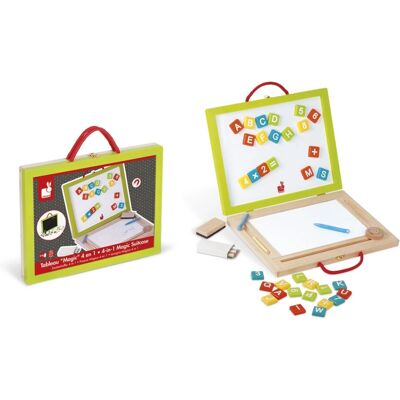 Janod wielofunkcyjna drewniana zabawka edukacyjna - 42 magnesy dla dzieci 3+ Janod wielofunkcyjna drewniana zabawka edukacyjna - 42 magnesy dla dzieci 3+