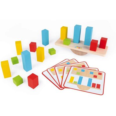 Juratoys J05063 Jouet Éducatif - Multicolore - Concepts d’Équilibre - Apprentissage Précoce - Publicité Juratoys J05063 Jouet Éducatif - Multicolore - Concepts d’Équilibre - Apprentissage Précoce - Publicité