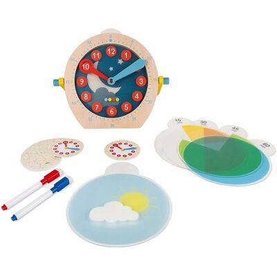 Juratoys J05076 Jeu Éducatif - Horloge pour Enfants - Publicité Juratoys J05076 Jeu Éducatif - Horloge pour Enfants - Publicité