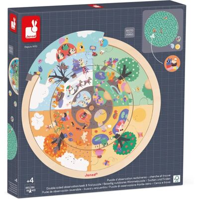 JANOD Rompecabezas redondo del jardín 4+ - Puzzle JANOD Rompecabezas redondo del jardín 4+ - Puzzle