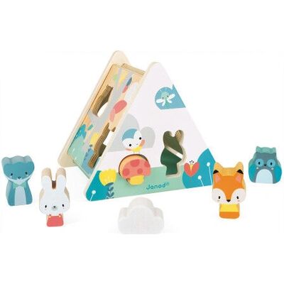 Janod J05150 Wooden Shape Sorter - Development Toy Janod J05150 Wooden Shape Sorter - Development Toy