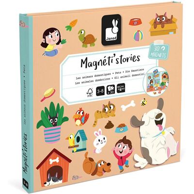 Janod Magnetisches Geschichten-Spielzeug - Tierfreunde - Lernspielzeug Janod Magnetisches Geschichten-Spielzeug - Tierfreunde - Lernspielzeug