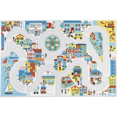 Tapis de jeu Janod Cross Roads Ville pour Enfants 2+ - Éducatif et Interactif Tapis de jeu Janod Cross Roads Ville pour Enfants 2+ - Éducatif et Interactif