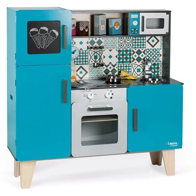 Janod Lagoon Maxi Cooker - Wooden Kitchen Playset Janod Lagoon Maxi Cooker - Wooden Kitchen Playset