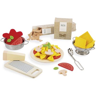 Janod Role Play Toy - 58 Pieces - Wooden & Felt Accessories - Develops Creativity Janod Role Play Toy - 58 Pieces - Wooden & Felt Accessories - Develops Creativity