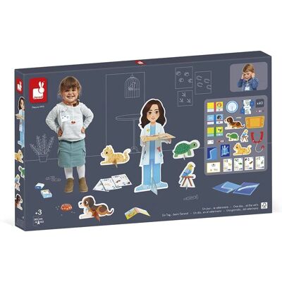 Janod - Dierenarts Spel Set - 40 Accessoires - Voor Kinderen 3+ Janod - Dierenarts Spel Set - 40 Accessoires - Voor Kinderen 3+