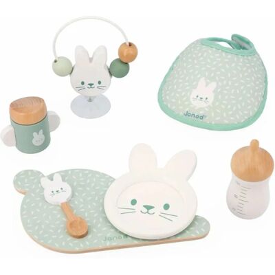 Set de accesorios para muñecas Janod - Zen - 7 piezas Set de accesorios para muñecas Janod - Zen - 7 piezas
