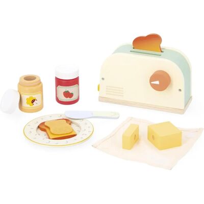 Janod Modell: Shiny Oma Toaster & Zubehör - Spielset Janod Modell: Shiny Oma Toaster & Zubehör - Spielset