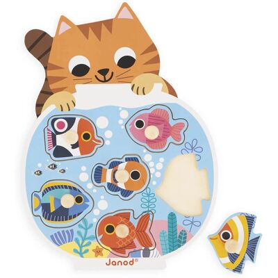 Puzzle acquario Janod - 6 pezzi Puzzle acquario Janod - 6 pezzi