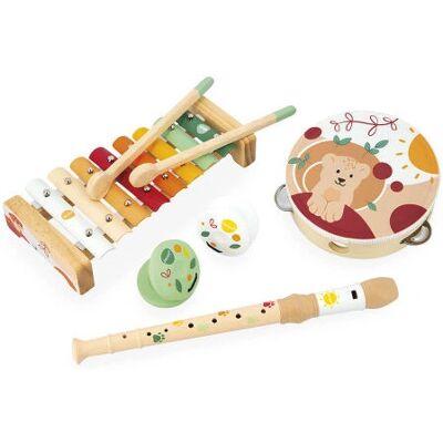 Set musical en bois Sunshine - Jouet musical dès 18 mois+ Set musical en bois Sunshine - Jouet musical dès 18 mois+
