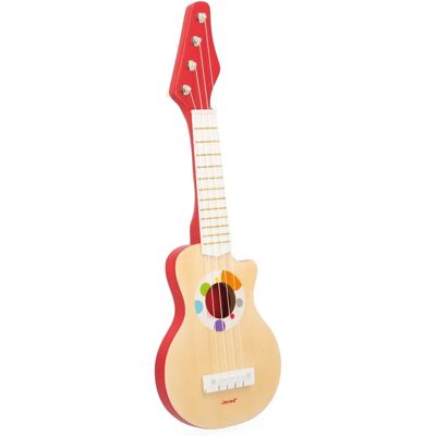 Janod Guitare Rock Confetti Multicolore - Guitare Jouet - Publicité Janod Guitare Rock Confetti Multicolore - Guitare Jouet - Publicité