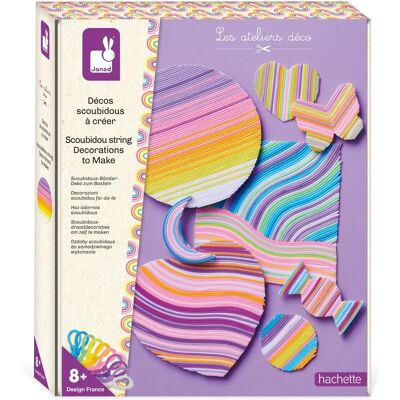 Kit Creativo Janod - Scoubidou Colorati - Per 8+ Kit Creativo Janod - Scoubidou Colorati - Per 8+