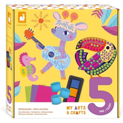 Janod My Arts&Crafts Kid Kit - 8 Activities - Ages 5+ Janod My Arts&Crafts Kid Kit - 8 Activities - Ages 5+