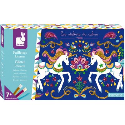 Janod Einhorn Glitter Kreativset - Art & Craft Janod Einhorn Glitter Kreativset - Art & Craft