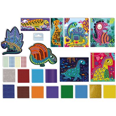 Juratoys J07903 jeu d'art et d'artisanat - Mosaïques de Dinosaure - Activité créative pour enfants - Publicité Juratoys J07903 jeu d'art et d'artisanat - Mosaïques de Dinosaure - Activité créative pour enfants - Publicité