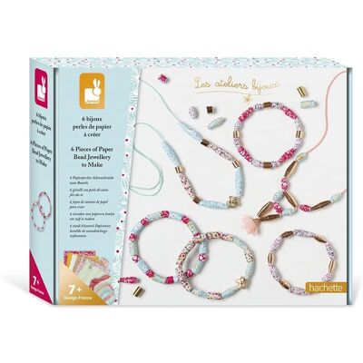 Janod Kompakt Multicolor Papierperlen Schmuck-Set - Kinder Bastelset Janod Kompakt Multicolor Papierperlen Schmuck-Set - Kinder Bastelset