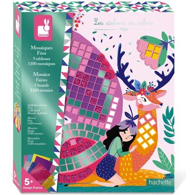 Janod Feen-Mosaik Bastelset - Kunst & Handwerk - Ab 5 Jahre Janod Feen-Mosaik Bastelset - Kunst & Handwerk - Ab 5 Jahre