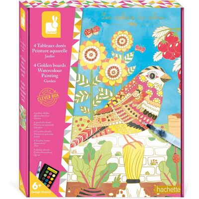 Janod Tuinen Waterverf Kunst-Set - Voor 6+ jaar Janod Tuinen Waterverf Kunst-Set - Voor 6+ jaar
