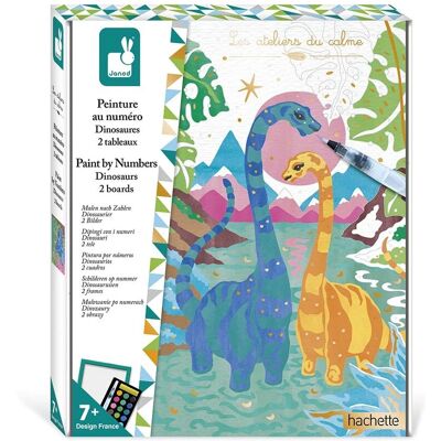 Janod Set de Pintura por Números - Dinosaurios y Manualidades Janod Set de Pintura por Números - Dinosaurios y Manualidades
