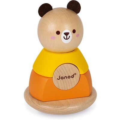 Janod Jouet d'activité ours à empiler et bascule - Bois pour enfants - Publicité Janod Jouet d'activité ours à empiler et bascule - Bois pour enfants - Publicité