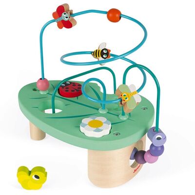 Janod Caterpillar J08253 Wooden Toy - Multicolored Janod Caterpillar J08253 Wooden Toy - Multicolored
