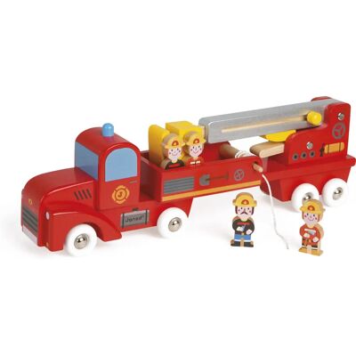 Janod J08573 Camion dei Pompieri - Veicolo di Gioco Janod J08573 Camion dei Pompieri - Veicolo di Gioco