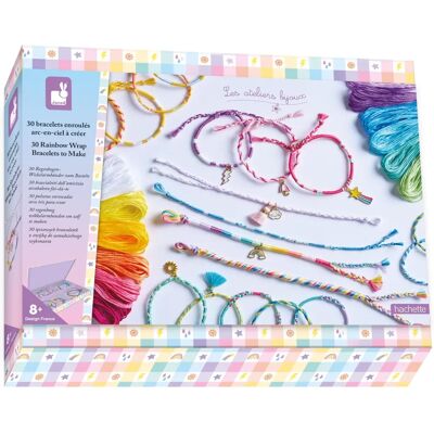 Janod Regenbogen-Armband Bastelset - Schmuck für Kinder Janod Regenbogen-Armband Bastelset - Schmuck für Kinder
