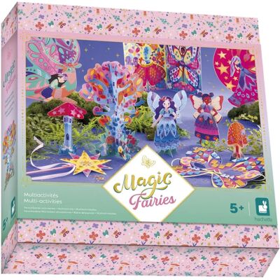 Janod Kids' Magic Fairy Craft Kit - Fairy, Mosaic, Mask Janod Kids' Magic Fairy Craft Kit - Fairy, Mosaic, Mask