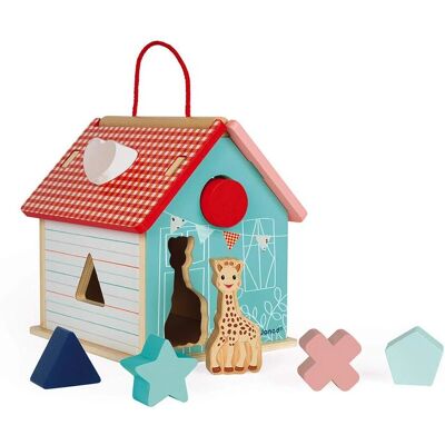 Janod Sophie la Girafe Shape Sorter House - Shape Sorter House Janod Sophie la Girafe Shape Sorter House - Shape Sorter House