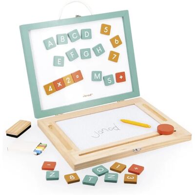 Janod Tableau Éducatif 4 en 1 pour Enfants 3+ Janod Tableau Éducatif 4 en 1 pour Enfants 3+
