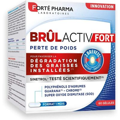 Forté Pharma BrûlActiv Fort - Unterstützt Fettabbau - 60 Kapseln Forté Pharma BrûlActiv Fort - Unterstützt Fettabbau - 60 Kapseln