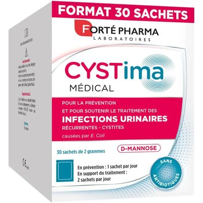 Forté Pharma Cystima Medizin 30 Beutel - Harnwegsgesundheit Forté Pharma Cystima Medizin 30 Beutel - Harnwegsgesundheit