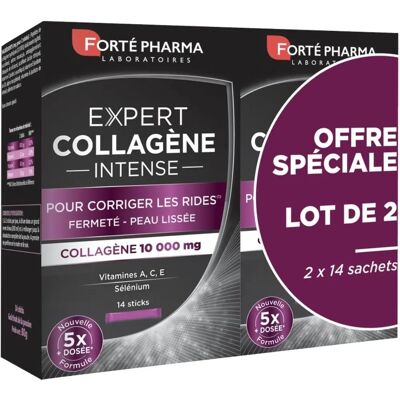 Forté Pharma Collagène Intense - 2x14 Sticks gegen Falten & Hautstraffung Forté Pharma Collagène Intense - 2x14 Sticks gegen Falten & Hautstraffung