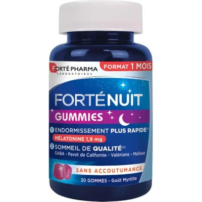 Forté Pharma Fortenuit 36 Gummies - Soutien au sommeil - Publicité Forté Pharma Fortenuit 36 Gummies - Soutien au sommeil - Publicité