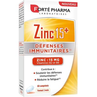 Forté Pharma Zink 15+ - Nahrungsergänzungsmittel Forté Pharma Zink 15+ - Nahrungsergänzungsmittel