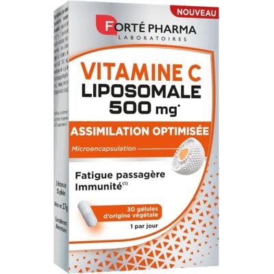 Forté Pharma Vitamin C Liposomal 500 mg - 30 vegetarische Kapseln - Immunabwehr Forté Pharma Vitamin C Liposomal 500 mg - 30 vegetarische Kapseln - Immunabwehr