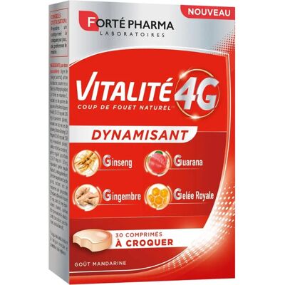 Forté Pharma Vitalité 4G Mandarine Chewables - Complément alimentaire - Publicité Forté Pharma Vitalité 4G Mandarine Chewables - Complément alimentaire - Publicité