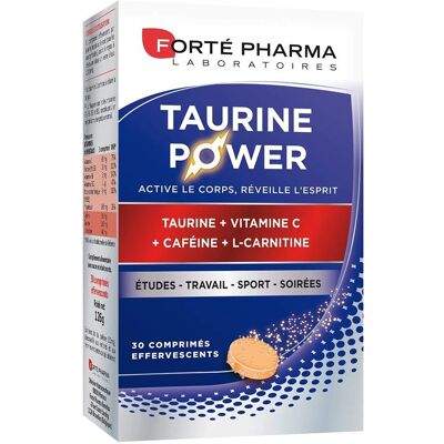 Forté Pharma Taurine Power - 30 Brausetabletten Forté Pharma Taurine Power - 30 Brausetabletten