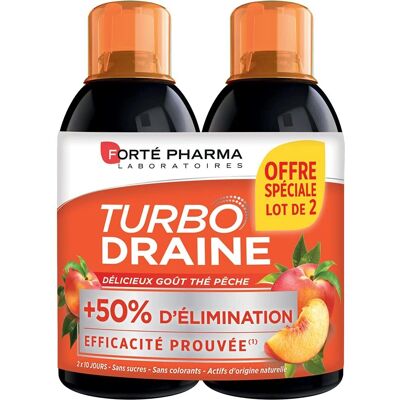 Forté Pharma TurboDraine - 2x500 ml Diät-Ergänzung Forté Pharma TurboDraine - 2x500 ml Diät-Ergänzung