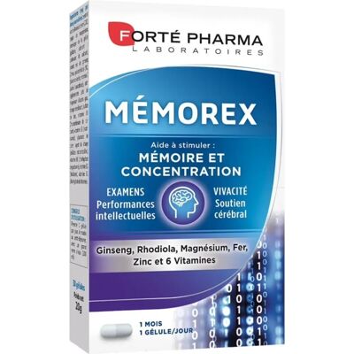 Forté Pharma Memorex - 30 Kapseln - Kognitive Unterstützung Forté Pharma Memorex - 30 Kapseln - Kognitive Unterstützung
