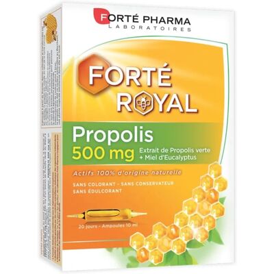 Forté Pharma Propolis 500 mg - 20 Ampoules - Publicité Forté Pharma Propolis 500 mg - 20 Ampoules - Publicité