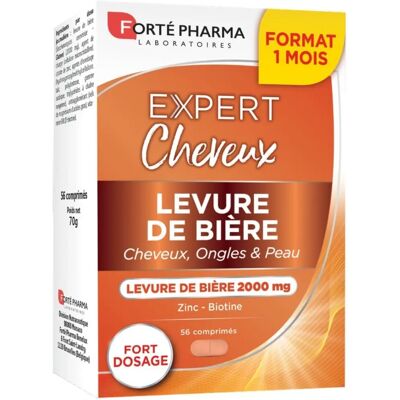 Forte Pharma Modèle 2000 - Levure de Bière - Peau, Cheveux, Ongles - Complément Alimentaire - Publicité Forte Pharma Modèle 2000 - Levure de Bière - Peau, Cheveux, Ongles - Complément Alimentaire - Publicité