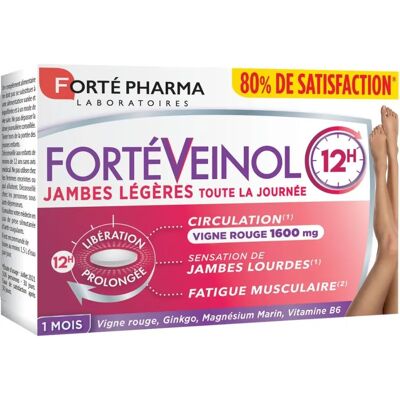Forté Pharma Fortéveinol 30 Tabletten - Nahrungsergänzungsmittel Forté Pharma Fortéveinol 30 Tabletten - Nahrungsergänzungsmittel