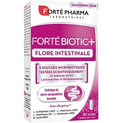 Forté Pharma Fortébiotic+ Darmflora Unterstützung - 30 Kapseln Forté Pharma Fortébiotic+ Darmflora Unterstützung - 30 Kapseln