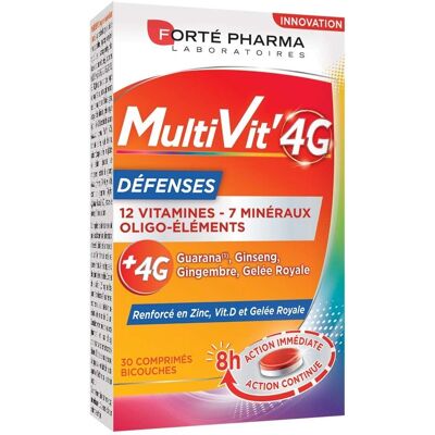 Forté Pharma Multivit 4G Verteidigung - Vitamin- & Mineralstoff-Ergänzung Forté Pharma Multivit 4G Verteidigung - Vitamin- & Mineralstoff-Ergänzung