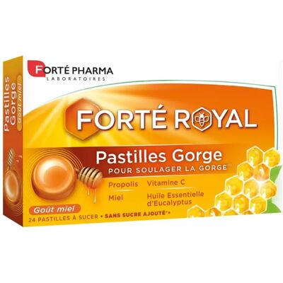 Forté Pharma Honig Halsbonbons mit Vitamin C - 24 Tabletten Forté Pharma Honig Halsbonbons mit Vitamin C - 24 Tabletten