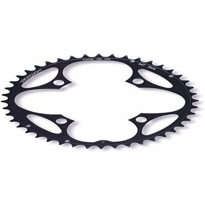 Stronglight 46 Tänder Klinga - 4 Hål - Ø104mm - 9/10 Hastighet - Svart Stronglight 46 Tänder Klinga - 4 Hål - Ø104mm - 9/10 Hastighet - Svart
