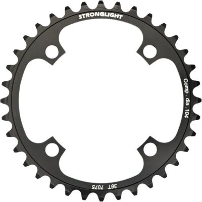 Stronglight - 40T 104mm Zicral T6 - Ø104mm - 4-bolt - Chainring - Publicité Stronglight - 40T 104mm Zicral T6 - Ø104mm - 4-bolt - Chainring - Publicité
