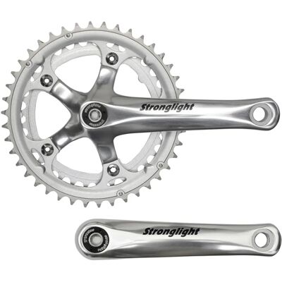 Stronglight Impact Rennrad-Kurbelgarnitur - 8-9 Gänge - Silber Stronglight Impact Rennrad-Kurbelgarnitur - 8-9 Gänge - Silber
