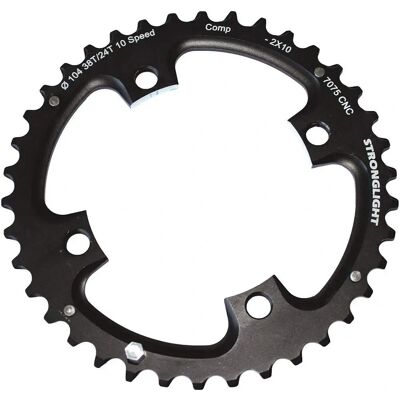 Stronglight 11-växlad kedjeskiva - 4-skruvar 104/64 BCD, 38 Tänder Stronglight 11-växlad kedjeskiva - 4-skruvar 104/64 BCD, 38 Tänder
